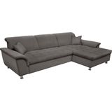 DOMO collection Ecksofa Franzi, wahlweise mit Bettfunktion, Bettkasten und Kopfteilverstellung