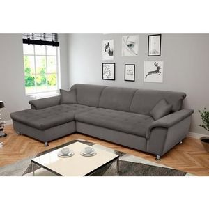 DOMO collection Ecksofa Franzi, wahlweise mit Bettfunktion, Bettkasten und Kopfteilverstellung