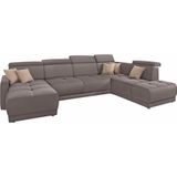 DOMO collection Wohnlandschaft »Ava U-Form«, mit Federkern, wahlweise mit Kopfteilverstellungen