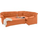 DOMO collection Ecksofa "Sarafina zeitlos und komfortabel, optional mit Federkern, L-Form", wahlweise mit Bettfunktion