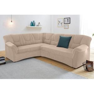 DOMO collection Ecksofa »Sarafina L-Form«, wahlweise mit Bettfunktion, optional mit Federkern