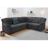 DOMO collection Ecksofa "Sarafina zeitlos und komfortabel, optional mit Federkern, L-Form", wahlweise mit Bettfunktion