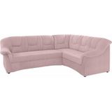 DOMO collection Ecksofa "Sarafina zeitlos und komfortabel, optional mit Federkern, L-Form", wahlweise mit Bettfunktion