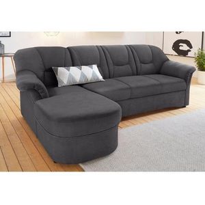 DOMO collection Ecksofa "Sarafina zeitlos und komfortabel, optional mit Federkern, L-Form", wahlweise mit Bettfunktion