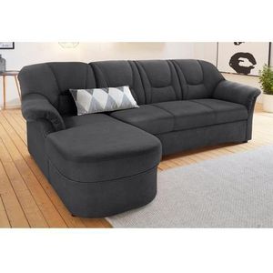 DOMO collection Ecksofa "Sarafina zeitlos und komfortabel, optional mit Federkern, L-Form", wahlweise mit Bettfunktion