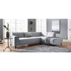 DOMO collection Ecksofa »Amora, inklusive komfortablem Federkern für mehr Sitzkomfort, L-Form«, mit Ottomane, elegant und zeitlos, bequem