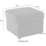 DOMO collection Polsterhocker Bahia