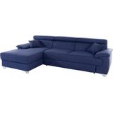 DOMO collection Ecksofa "Mira, inklusive Kopfteilverstellung für mehr Wohlfühlkomfort, L-Form", wahlweise mit Bettfunktion und Bettkasten, elegant und modern
