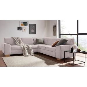 DOMO collection Ecksofa »Incanto kubische Formensprache, komfortabel, flache Armlehnen, L-Form«, wahlweise mit Bettfunktion