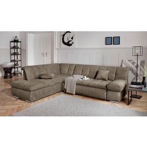 DOMO collection Ecksofa »Mona L-Form«, wahlweise mit Bett- und Armlehnfunktion