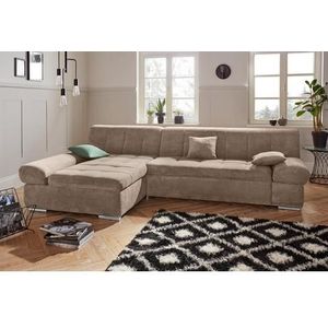 DOMO collection Ecksofa »Mona L-Form«, wahlweise mit Bettfunktion
