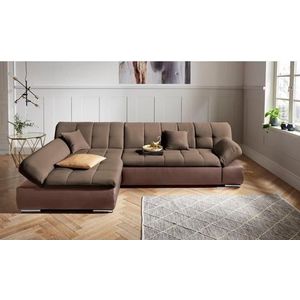 DOMO collection Ecksofa »Mona L-Form«, wahlweise mit Bettfunktion
