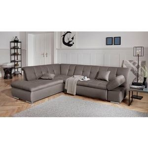 DOMO collection Ecksofa »Mona L-Form«, wahlweise mit Bett- und Armlehnfunktion