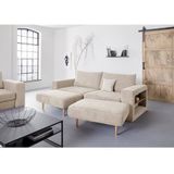 LOOKS by Wolfgang Joop 4-Sitzer "Looksvb", Verwandlungssofa: aus Sofa wird Sofa mit 2 Hockern, mit Regalfunktion