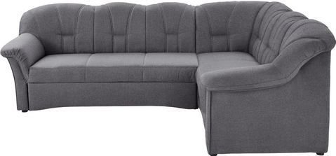 DOMO collection Ecksofa "Papenburg B/T/H: 242/190/84 cm L-Form", wahlweise mit Bettfunktion, Langer Schenkel links oder rechts