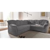 DOMO collection Ecksofa "Papenburg B/T/H: 242/190/84 cm L-Form", wahlweise mit Bettfunktion, Langer Schenkel links oder rechts