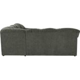 DOMO collection Ecksofa "Papenburg B/T/H: 242/190/84 cm L-Form", wahlweise mit Bettfunktion, Langer Schenkel links oder rechts