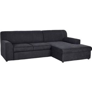 DOMO collection Ecksofa »Topper, elegant und zeitlos, kompaktes Stellmaß 245/155cm, L-Form«, mit Recamiere, wahlweise mit Schlaffunktion