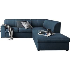 DOMO collection Ecksofa »Topper zeitlos elegant, kompakte Stellmaße, OTTOs Choice, L-Form«, mit Ottomane, wahlweise mit Schlaffunktion