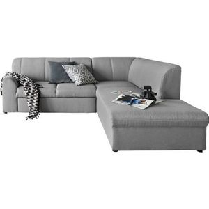 DOMO collection Ecksofa »Topper zeitlos elegant, kompakte Stellmaße, OTTOs Choice, L-Form«, mit Ottomane, wahlweise mit Schlaffunktion