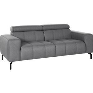 DOMO collection 2-Sitzer »Cunelli«, wahlweise inklusive 6-fach verstellbarer Kopfteilverstellung