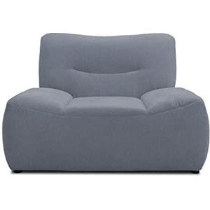 DOMO. collection Loveseat, fauteuil, gestoffeerde stoel in boho-stijl, sofa, gestoffeerde meubels, garnituur, beige, 122