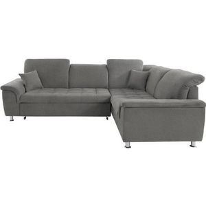 DOMO collection Ecksofa »Franzi L-Form«, wahlweise mit Kopfteilverstellung (dann Breite: 275 cm)