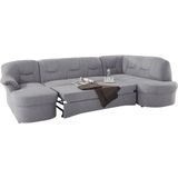 DOMO collection Wohnlandschaft "Sarafina, zeitlos und komfortabel, optional mit Federkern, U-Form", wahlweise mit Bettfunktion