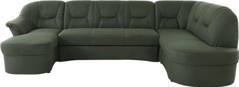 DOMO collection Wohnlandschaft »Sarafina U-Form«, wahlweise mit Bettfunktion, optional mit Federkern