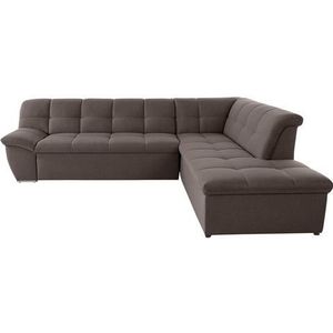 DOMO collection Ecksofa »Lagoa L-Form«, wahlweise mit Bettfunktion, frei im Raum stellbar, große Farbvielfalt