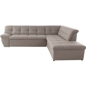 DOMO collection Ecksofa »Lagoa L-Form«, wahlweise mit Bettfunktion, frei im Raum stellbar, große Farbvielfalt