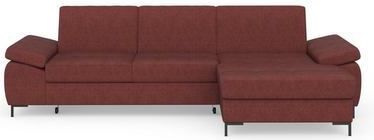 DOMO collection Ecksofa "Capelo L-Form", mit Armteilverstellung, wahlweise mit Bettfunktion, Federkern