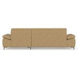 DOMO collection Ecksofa "Capelo L-Form", mit Armteilverstellung, wahlweise mit Bettfunktion, Federkern