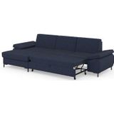 DOMO collection Ecksofa "Capelo L-Form", mit Armteilverstellung, wahlweise mit Bettfunktion, Federkern