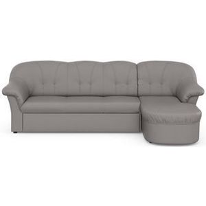 DOMO collection Ecksofa »Pegnitz, elegante Rückensteppung, kompakte Stellmaße 238/141cm, L-Form«, wahlweise mit Bettfunktion