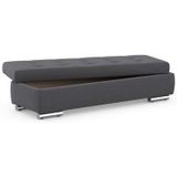 DOMO collection Hocker "Treviso XXL: B/T/H: 161/60/41 cm", mit Stauraum, auch in Cord, passend zur Serie, moderne Steppung