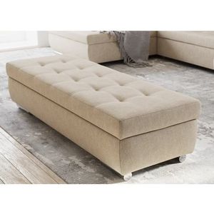 DOMO collection Hocker »Treviso XXL: B/T/H: 161/60/41 cm«, mit Stauraum, auch in Cord, passend zur Serie, moderne Steppung