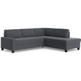 DOMO collection Ecksofa "Florentina zeitlos und elegant, Sitznähte als Designelement, L-Form", wahlweise mit Bettfunktion, mit Kontrastnaht, Komfortsitzhöhe 47cm