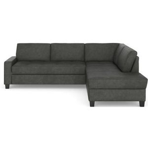 DOMO collection Ecksofa "Florentina zeitlos und elegant, Sitznähte als Designelement, L-Form", wahlweise mit Bettfunktion, mit Kontrastnaht, Komfortsitzhöhe 47cm