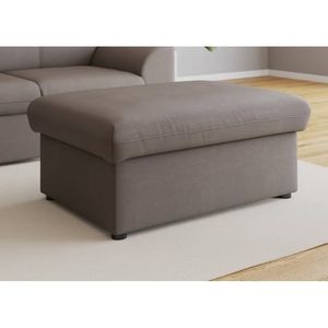 DOMO collection Hocker Topmatras met golfvering, op kunststof glijders