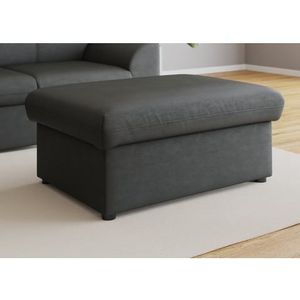DOMO collection Hocker "Topper", mit Wellenunterfederung, auf Kunststoffgleitern