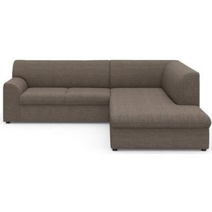 DOMO collection Ecksofa »Topper zeitlos elegant, kompakte Stellmaße, OTTOs Choice, L-Form«, mit Ottomane, wahlweise mit Schlaffunktion