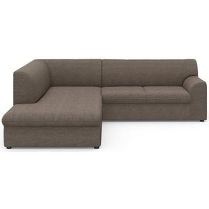 DOMO collection Ecksofa »Topper zeitlos elegant, kompakte Stellmaße, OTTOs Choice, L-Form«, mit Ottomane, wahlweise mit Schlaffunktion