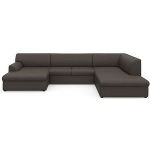 DOMO collection Wohnlandschaft »Topper, elegant und zeitlos, komfortabel, U-Form«, wahlweise mit Bettfunktion
