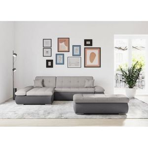 DOMO collection Ecksofa »Moric B/T/H 300/172/80 cm, auch in Cord, L-Form«, XXL-Format, wahlweise auch mit Bettfunktion und Armverstellung
