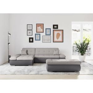DOMO collection Ecksofa »Moric B/T/H 300/172/80 cm, auch in Cord, L-Form«, XXL-Format, wahlweise auch mit Bettfunktion und Armverstellung