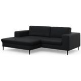 DOMO collection Ecksofa Modica kompakt und elegant, Breite 244, L-Form, moderne Optik mit extrabreiter Recamiere, auch in Cord