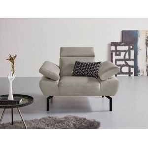 Places of Style Fauteuil Trapino Luxus naar keuze met verstelbare rugleuning, luxe-microvezel in leer-look