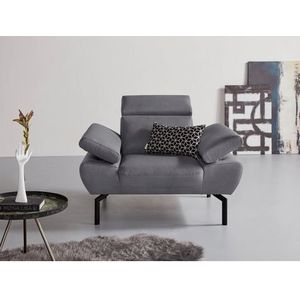 Places of Style Fauteuil Trapino Luxus naar keuze met verstelbare rugleuning, luxe-microvezel in leer-look