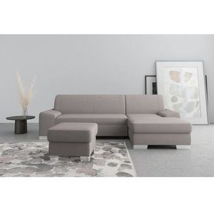 DOMO collection Ecksofa »Anzio L-Form«, wahlweise mit Bettfunktion und Federkern